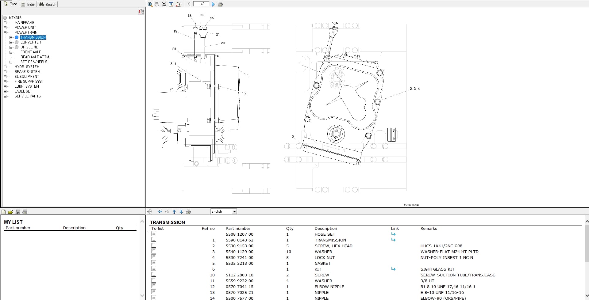 Atlas Copco Minetruck MT431 Spare Parts Catalog 8997462300 EN SV FR DE ES (3)