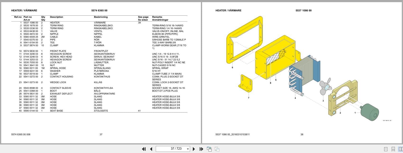 Atlas Copco Minetruck MT431 Spare Parts Catalog 8997614000 EN SV (2)