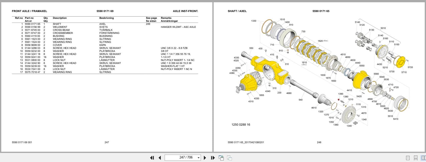 Atlas Copco Minetruck MT431 Spare Parts Catalog 8997648700 EN SV (2)