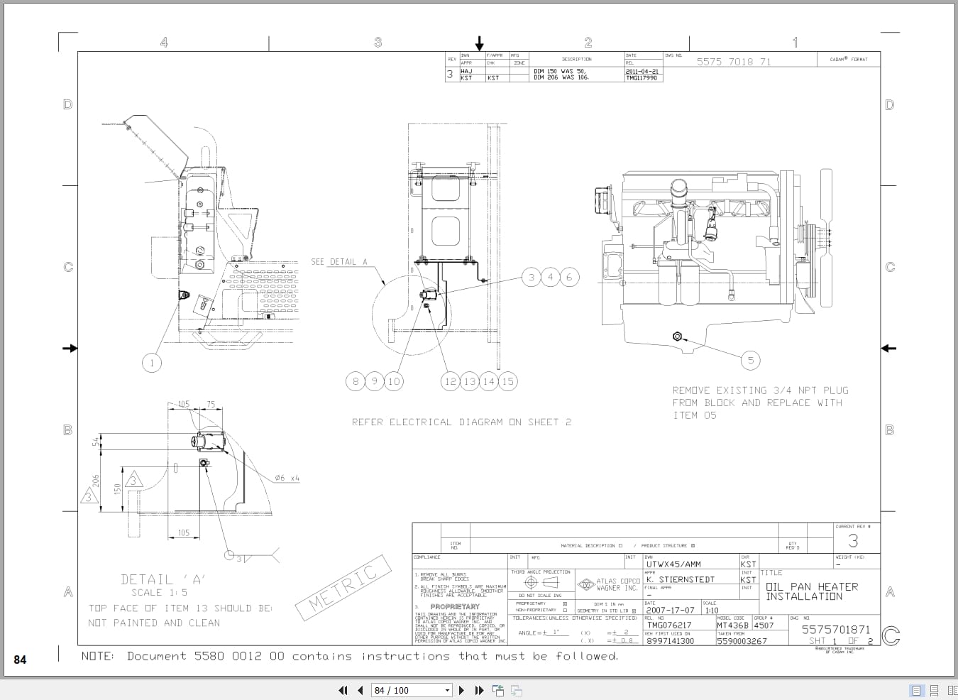 Atlas Copco Minetruck MT431B Diagram and Drawing 8997462300 EN (3)