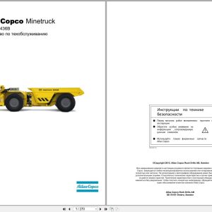 Atlas Copco Minetruck MT431B MT436B Maintenance Manual 9852217513e RU (1)