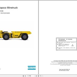 Atlas Copco Minetruck MT431B MT436B Operating Instructions 9852217413a RU (1)