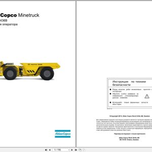 Atlas Copco Minetruck MT431B MT436B Operators Manual 9852217413d RU (1)