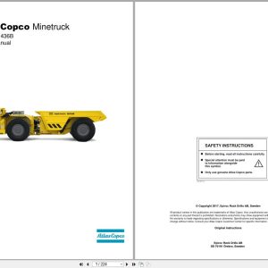 Atlas Copco Minetruck MT431B MT436B Service Manual 9852217501f (1)