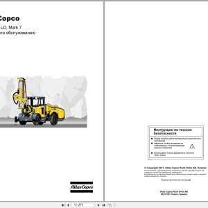 Atlas Copco Rock Bolting Rig Boltec MD LD Mark 7 Operators Manual 9852221613e RU (1)
