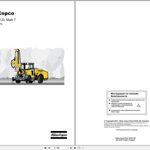 Atlas Copco Rock Bolting Rig Boltec MD LD Mark 7 Safety Manual 9852221413d RU (1)