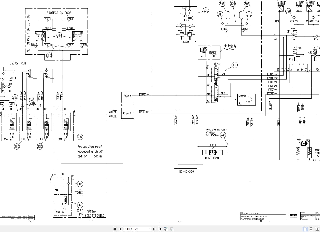 Atlas Copco Rock Drills Boltec S Electrical Hydraulic Schematic 8999174900 EN (3)