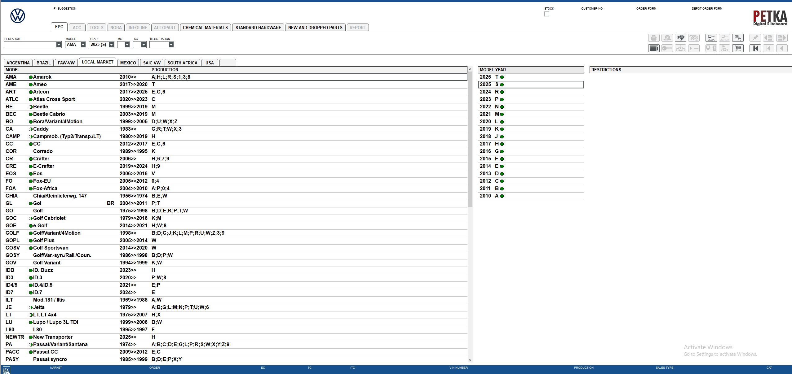Audi EPC 8.3 10.2025 1624 981 Spare Parts Catalogue 3