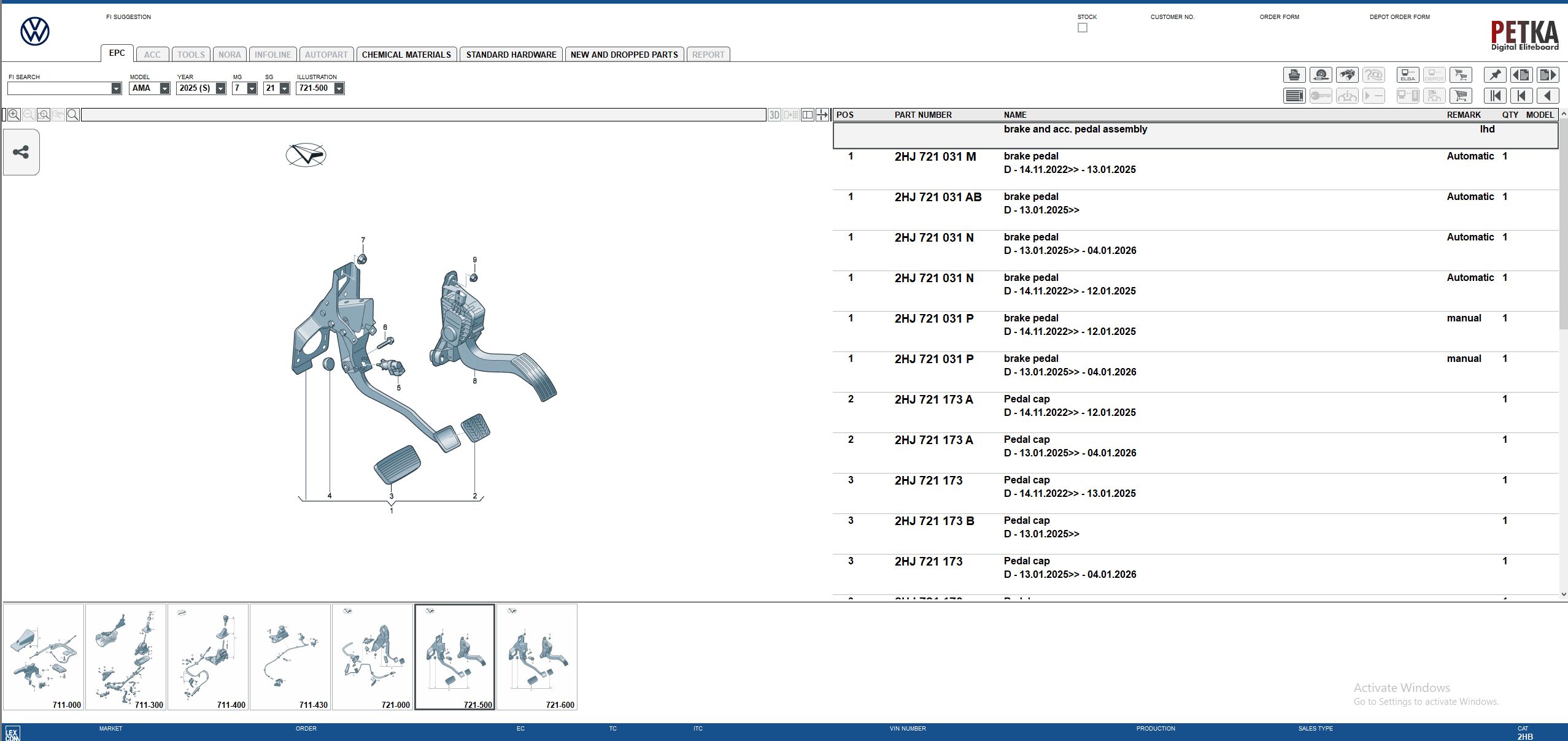 Audi EPC 8.3 10.2025 1624 981 Spare Parts Catalogue 5