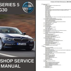 BMW 5 Series G30 530e iPerformance LIMOUSINE 2019 Workshop Service Manual (1)