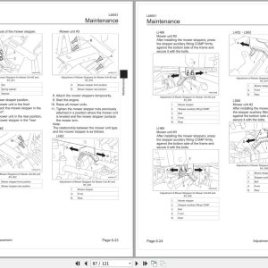 Baroness 5 Unit Reel Mower LM551 Owners Operating Manual (2)