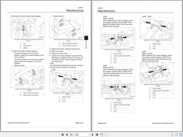 Baroness 5 Unit Reel Mower LM551 Owners Operating Manual (2)
