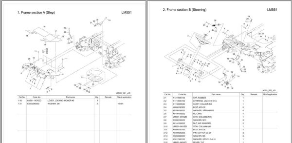 Baroness 5 Unit Reel Mower LM551 Parts Catalog (2)