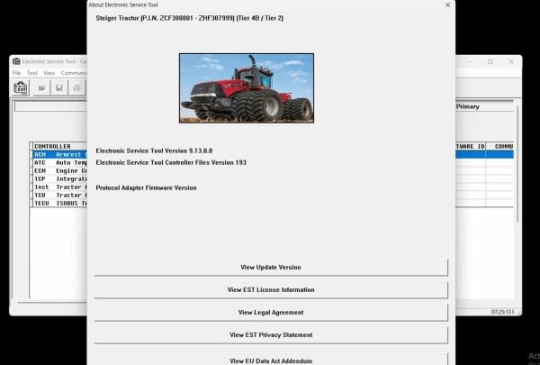 Case CNH EST 9.13 Controller 193 11.2025 Diagnostic Program Remote Cnh Est 9.13 Controller 193 Remote Installation 1