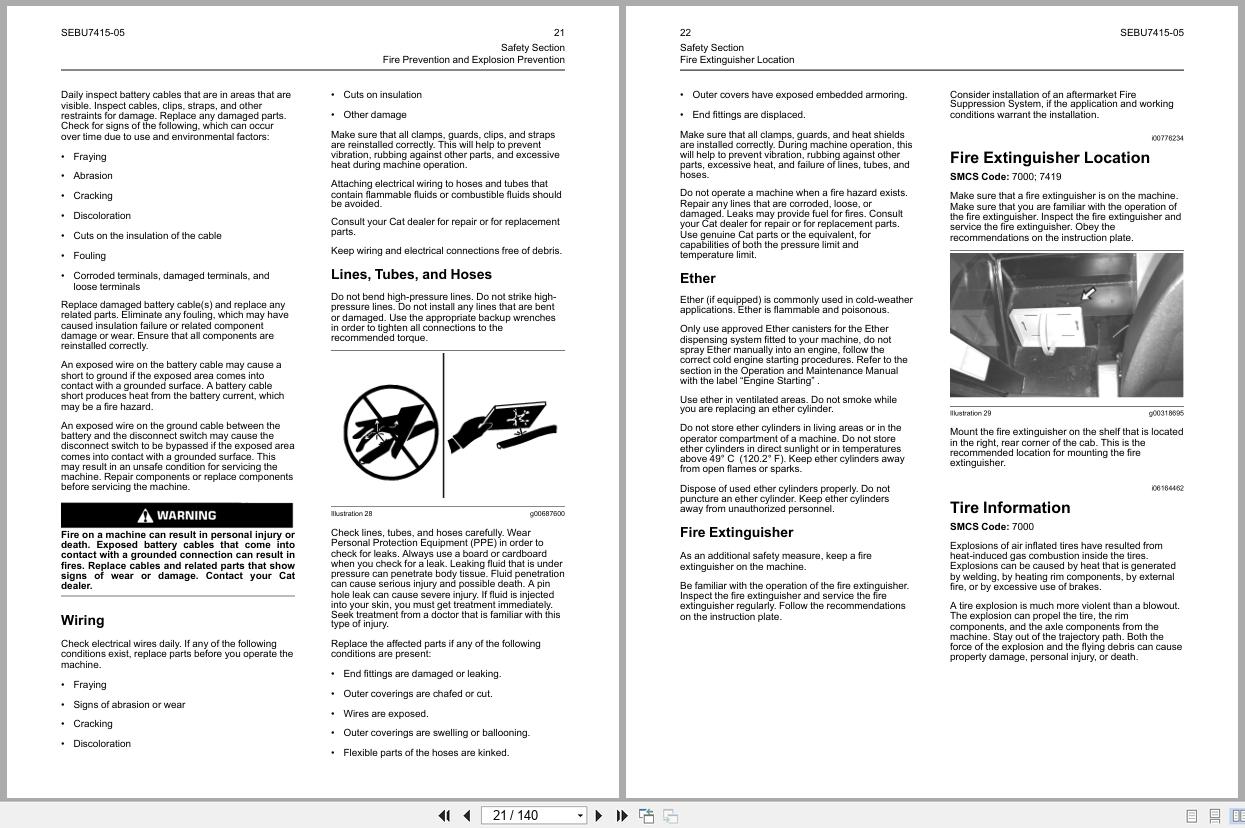 Caterpillar Wheel Loader 902 906 908 Operation Maintenance Manual SEBU7415 05 2019 (2)