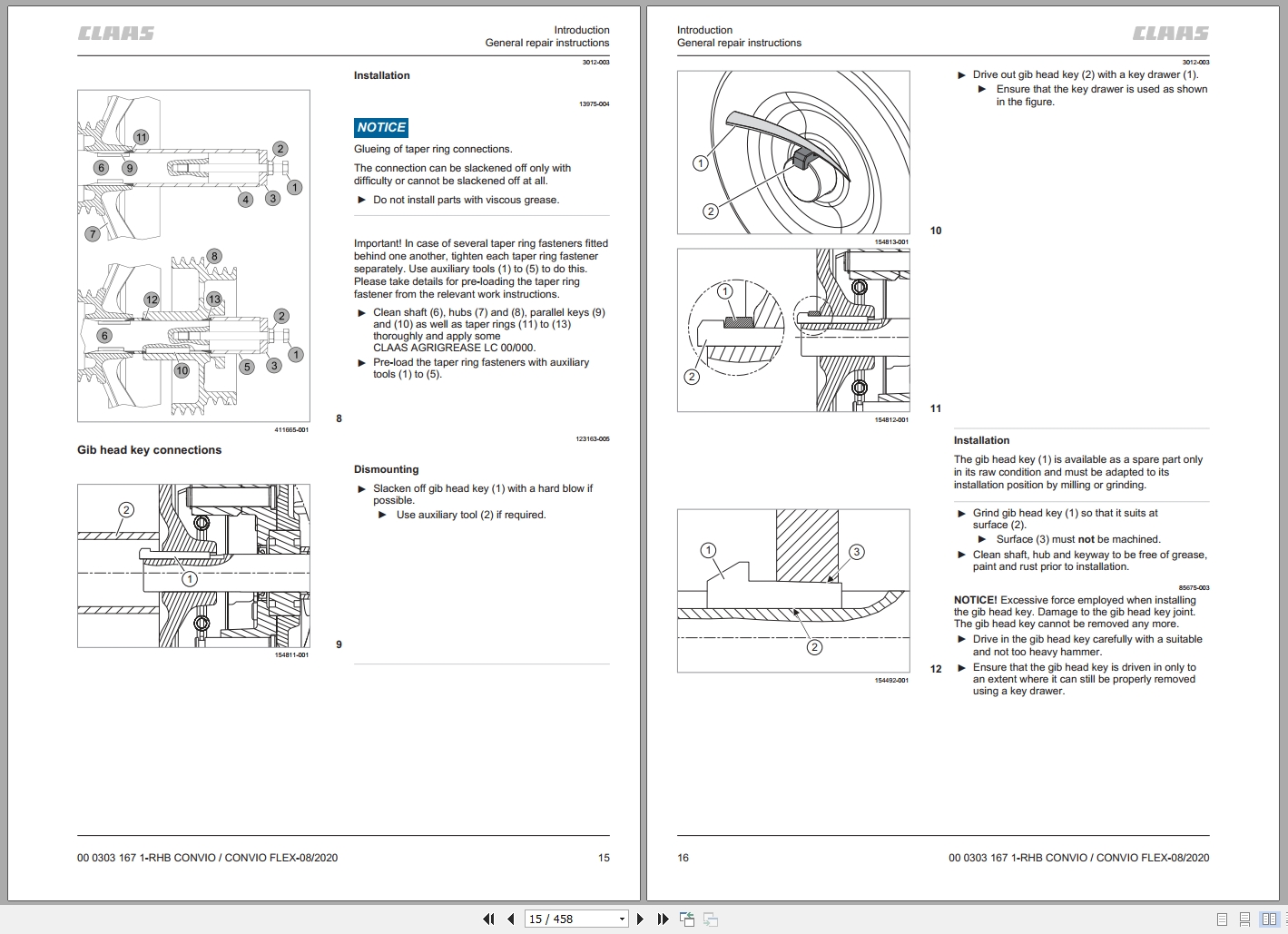 Claas Combines CONVIO 1380 770 Repair Manual Technical Manual (3)