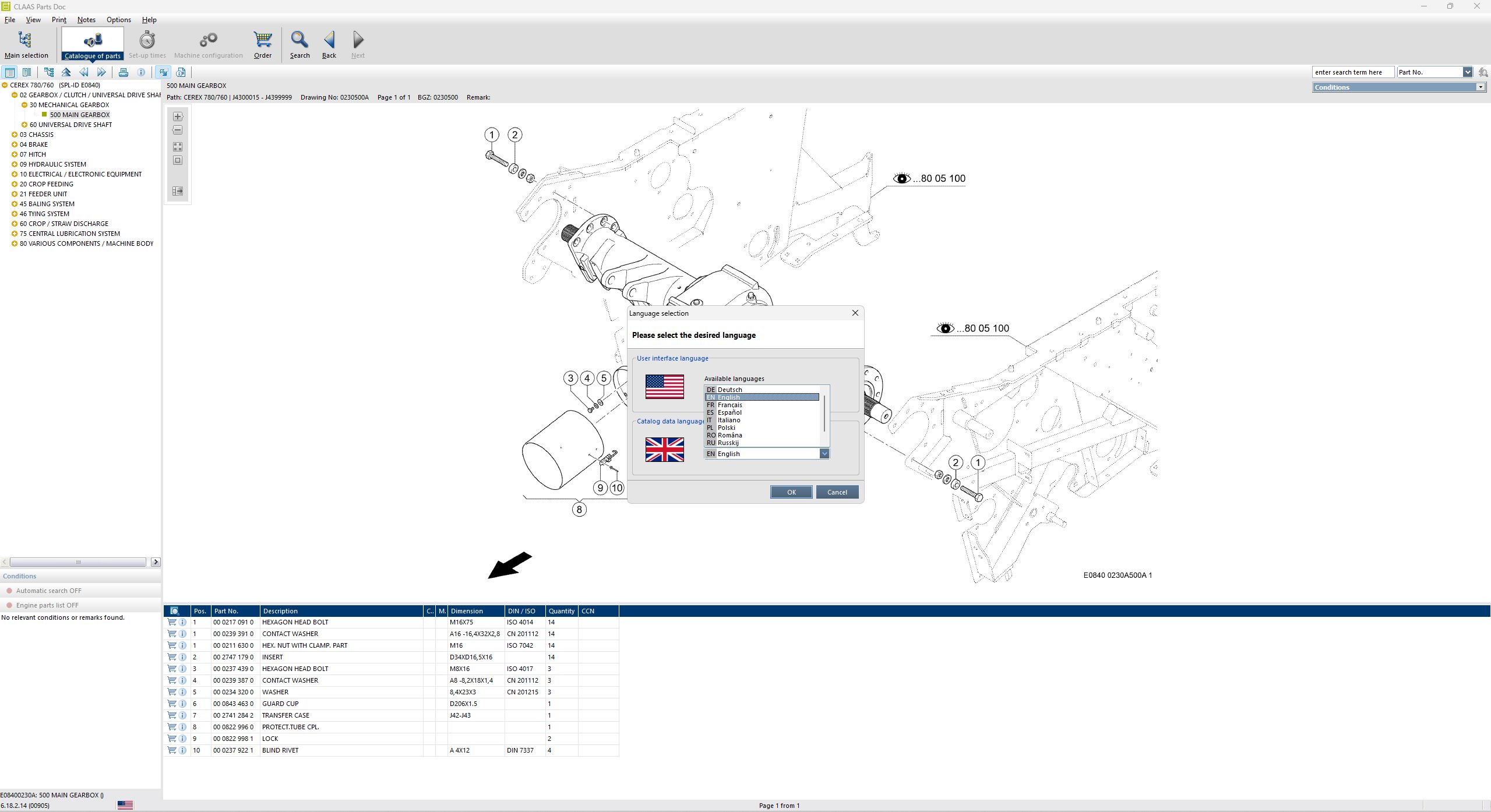 Claas Parts Doc 2.2 10.2025 905 EPC Spare Parts Catalog 8