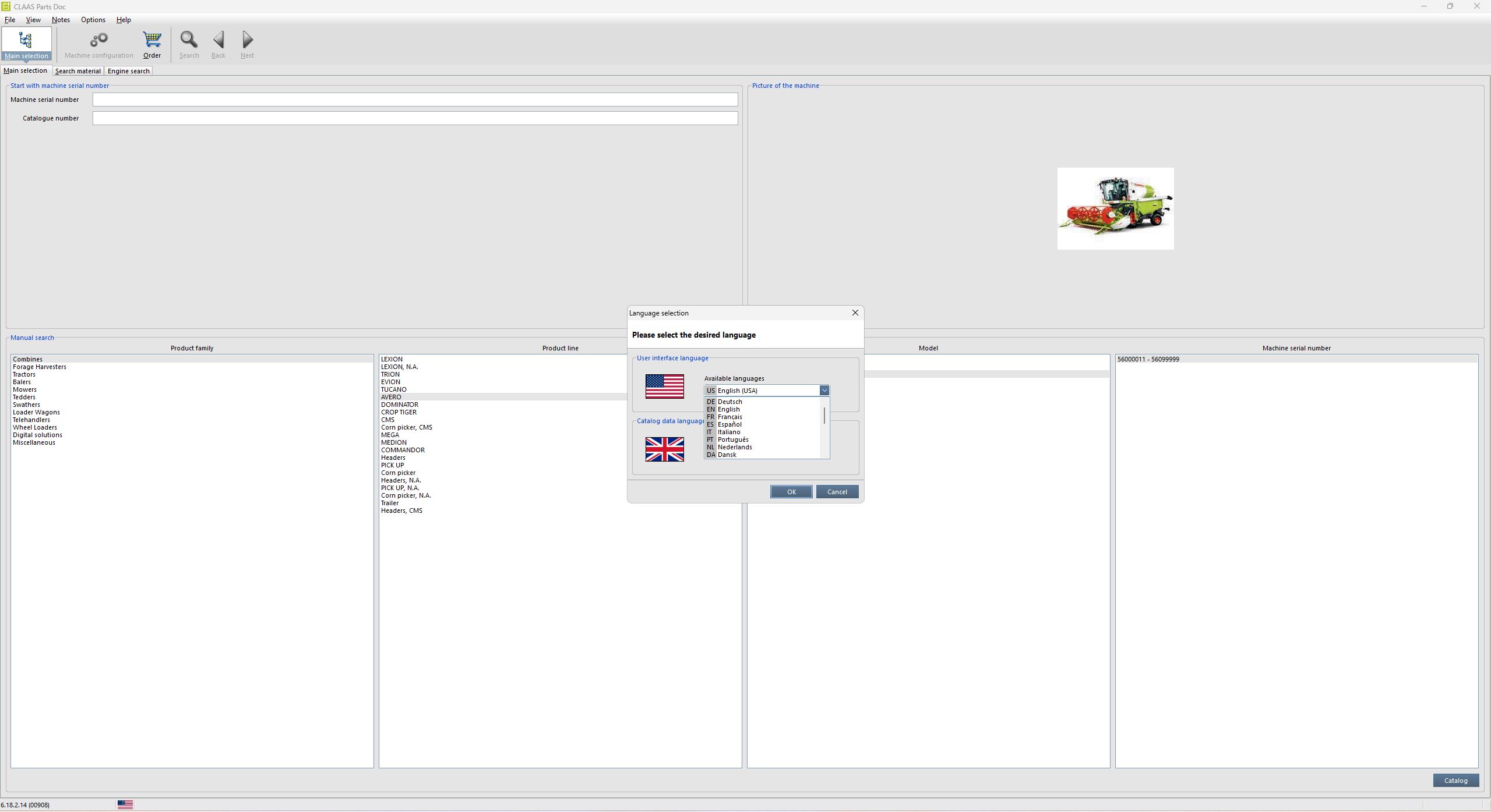 Claas Parts Doc 2.2 11.2025 908 EPC Spare Parts Catalog 2