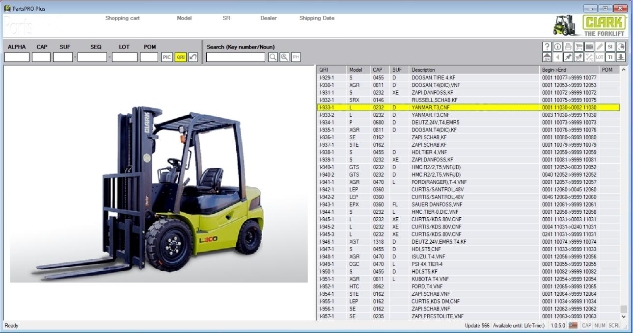 Clark ForkLift Parts Pro Plus EPC v566 10.2025 Spare Parts Catalog 2