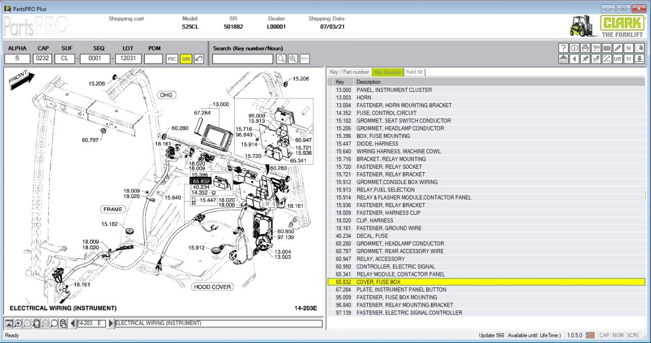 Clark ForkLift Parts Pro Plus EPC v566 10.2025 Spare Parts Catalog 3
