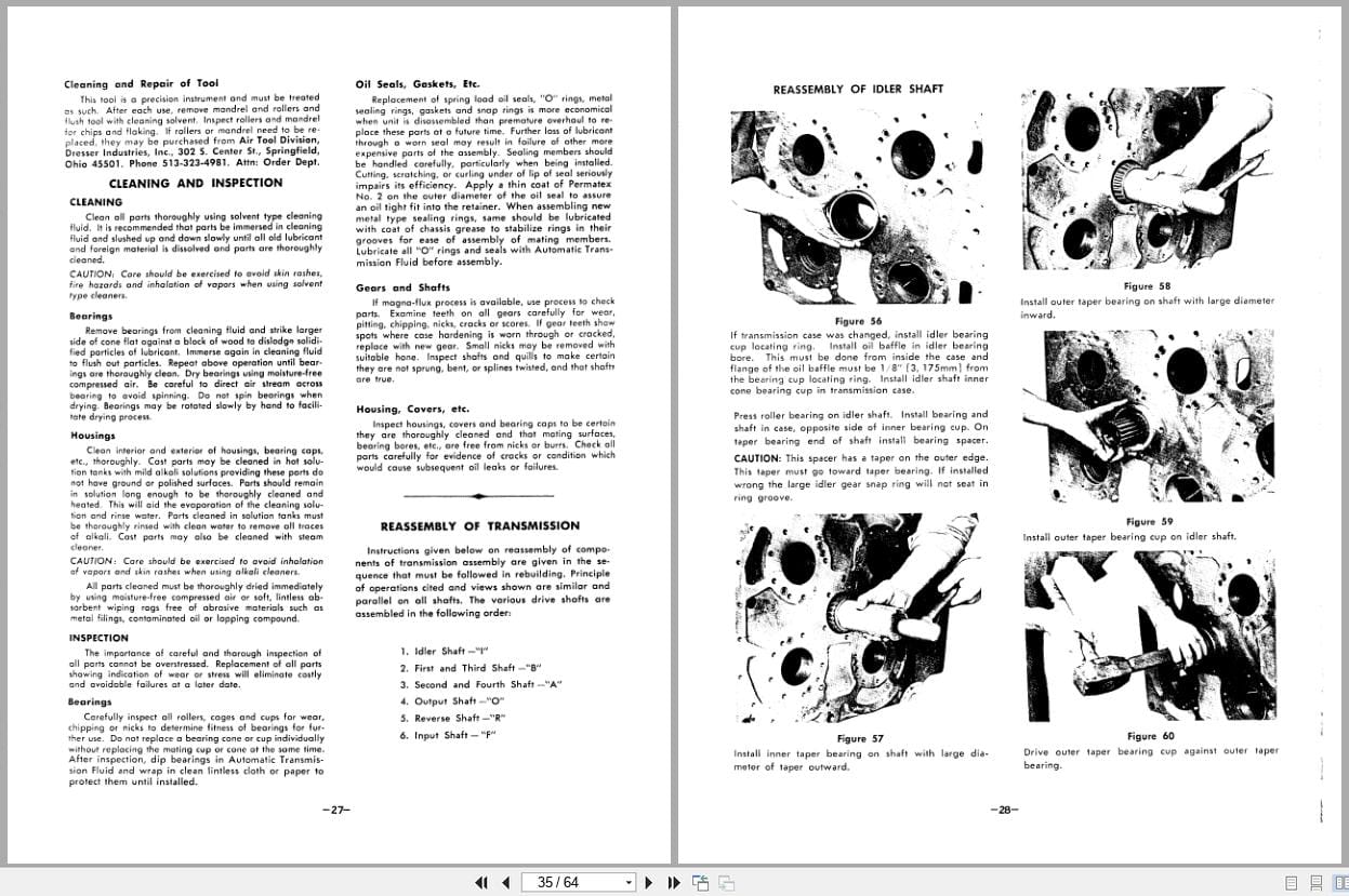 Clark Hurth Powershift Transmission 5000 Series Maintenance Service Manual EN (2)