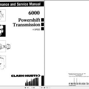 Clark Hurth Powershift Transmission 6000 Maintenance and Service Manual EN (1)