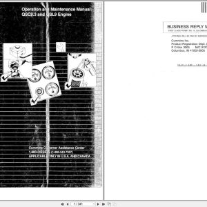 Cummins Engine QSC8.3 QSL9 Operation and Maintenance Manual 4021518 2004 EN (1)