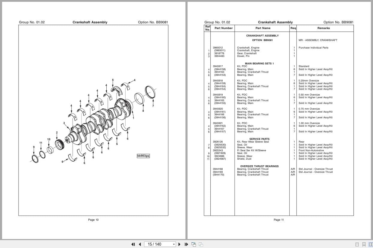 Cummins Engine QSL9 Spare Parts List 46499166 EN (2)