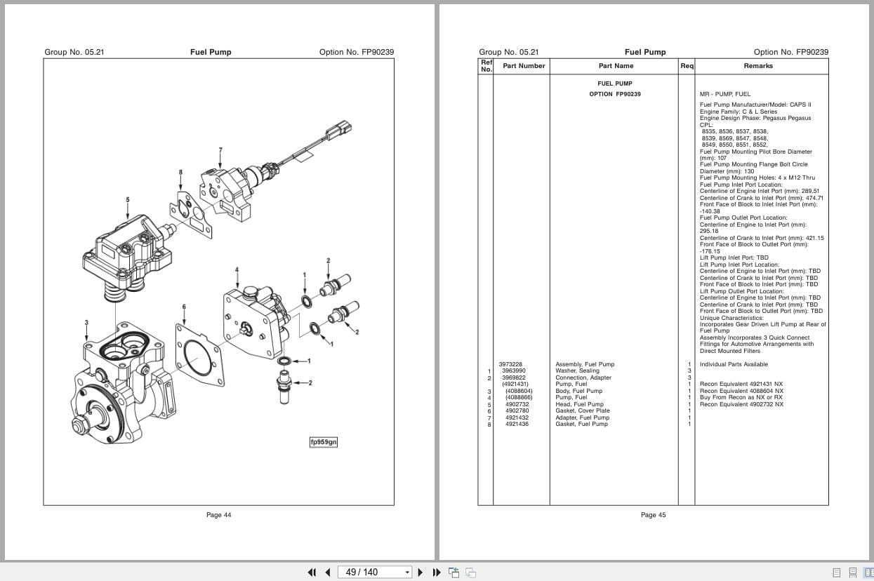 Cummins Engine QSL9 Spare Parts List 46499166 EN (3)