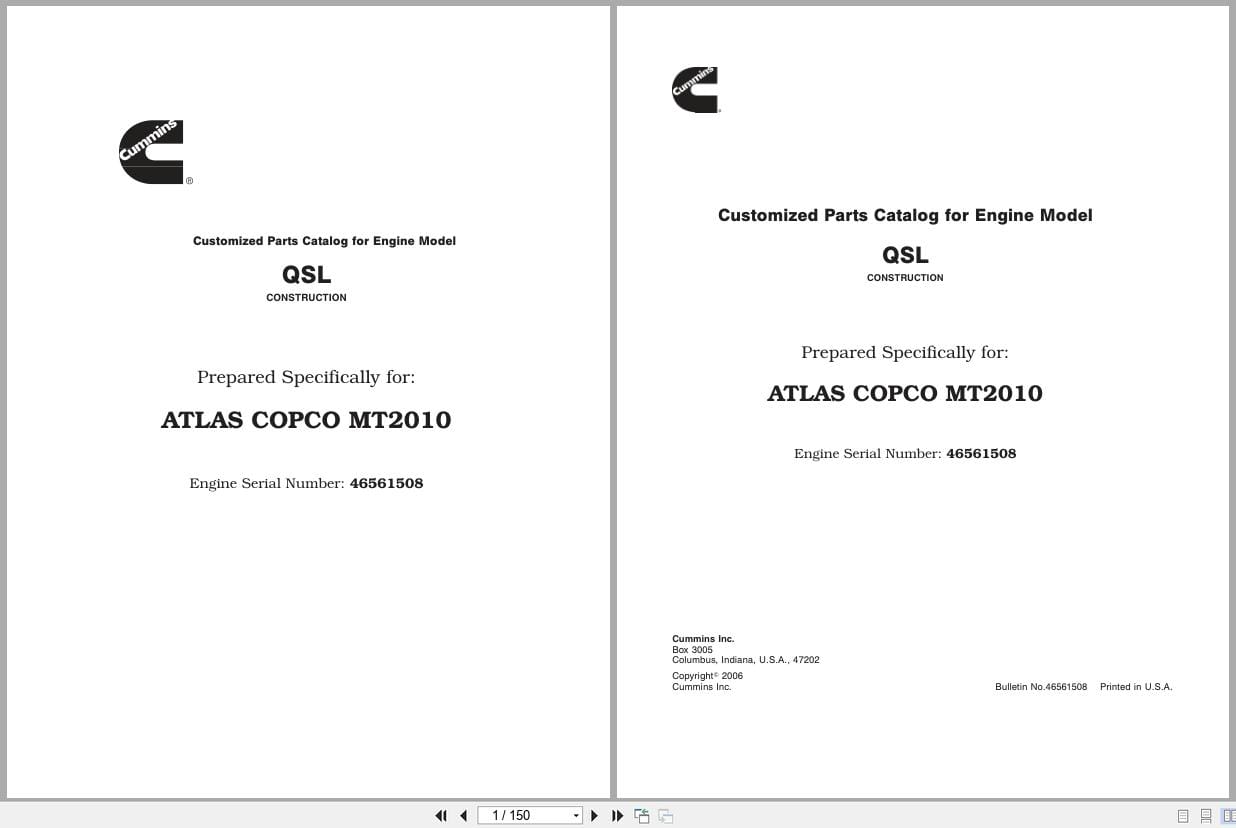 Cummins Engine QSL9 Spare Parts List 46561508 EN (1)