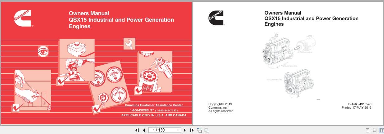 Cummins Engine QSX15 Owners Manual 4915540 2013 EN (1)