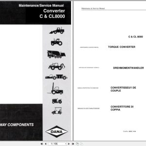 Dana Converter C8000 CL8000 Maintenance Service Manual EN (1)