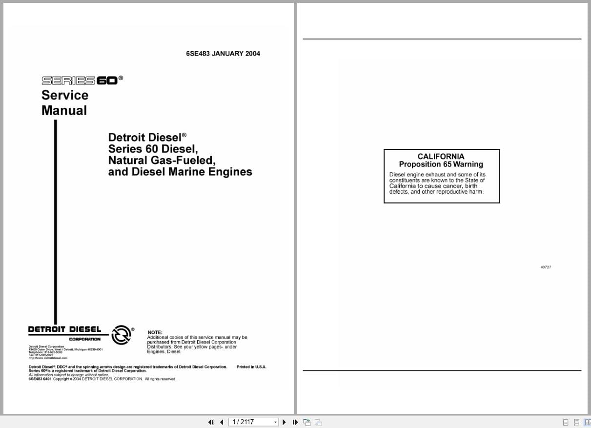 Detroit Diesel Engine Series 60 Service Manual 6SE483 2004 EN (1)