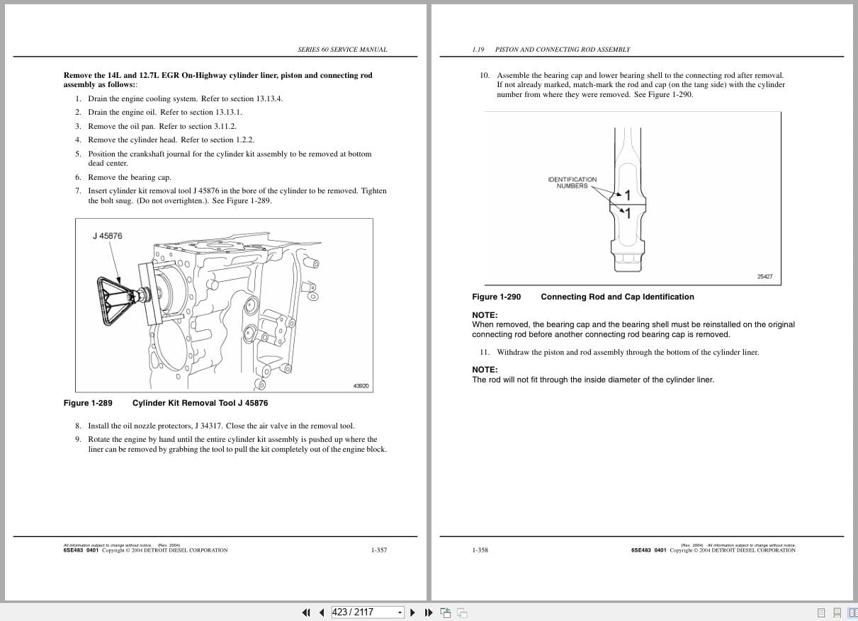 Detroit Diesel Engine Series 60 Service Manual 6SE483 2004 EN (2)