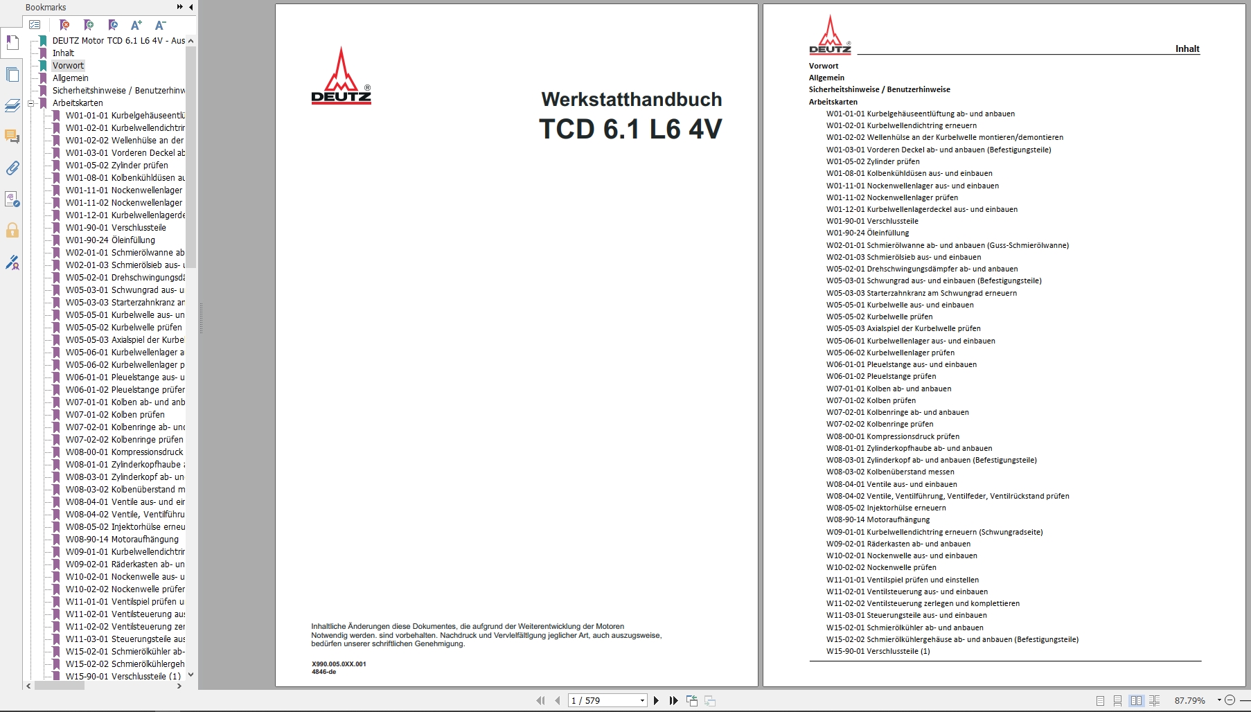 Deutz Engine TCD 6.1 L6 4V Workshop Manual DE (1)