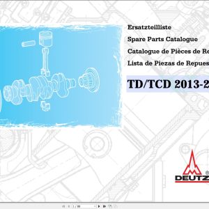 Deutz Engine TD20132V TCD20132V Spare Parts Catalog 03123529 2007 DE EN FR ES (1)