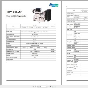 Doosan Engine DP180LAF Service Manual (1)