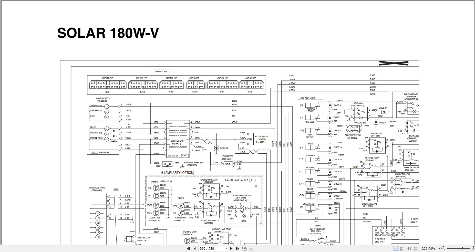 Doosan Excavator Solar 180W V Shop Manual 023 00068E (3)