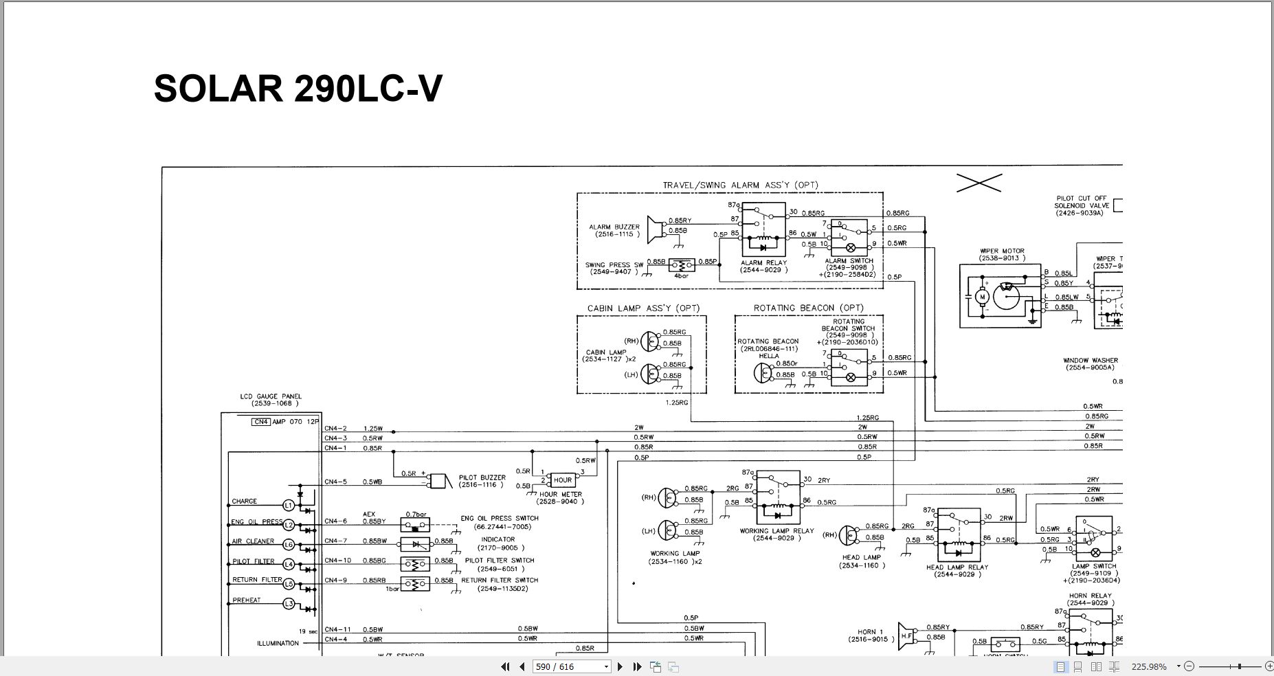 Doosan Excavator Solar 290LC V Shop Manual 2023 7113AE (3)