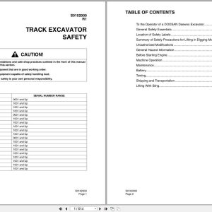 Doosan Excavator Solar 470LC V Shop Manual S0102000 2004 (1)