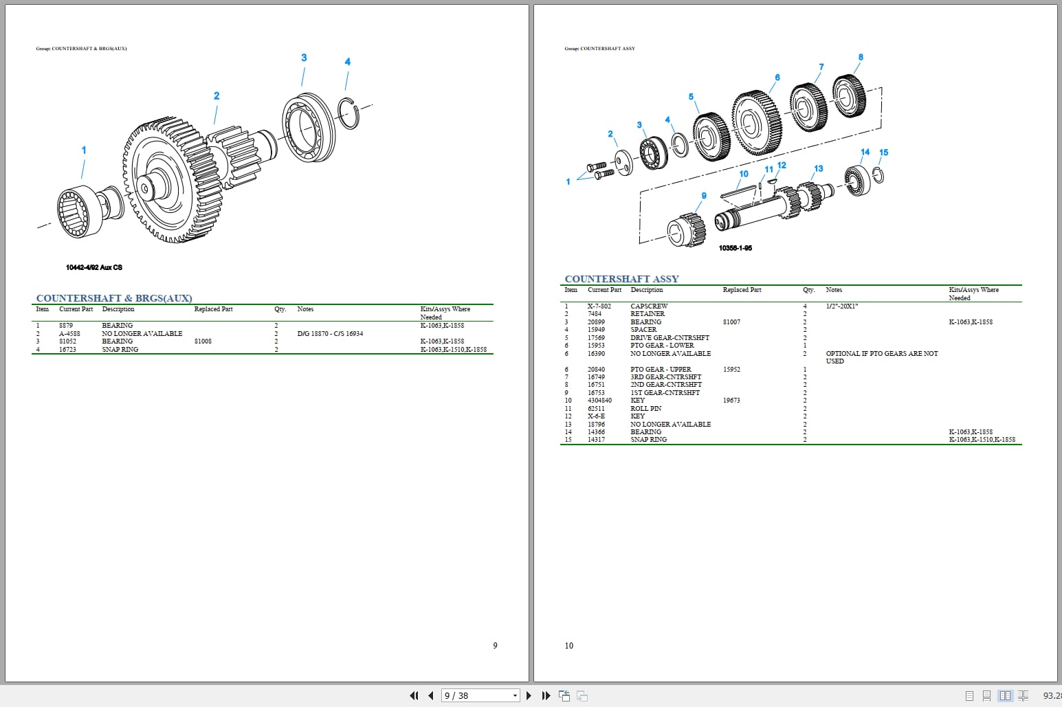 Eaton Fuller Transmission RT 11509 Illustrated Parts List 2011 (2)