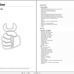 Epiroc Boomer S1D Spare Parts Catalog 8999352200 (1)