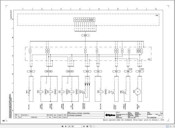 Epiroc Boomer T1D Electrical Hydraulic Schematic 8999557700 EN (3)