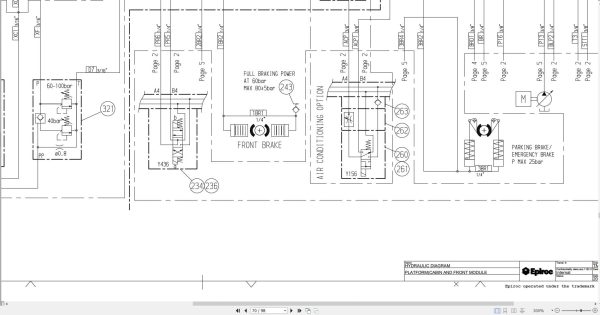 Epiroc Boomer T1D Electrical Hydraulic Schematic 8999557700 EN (4)