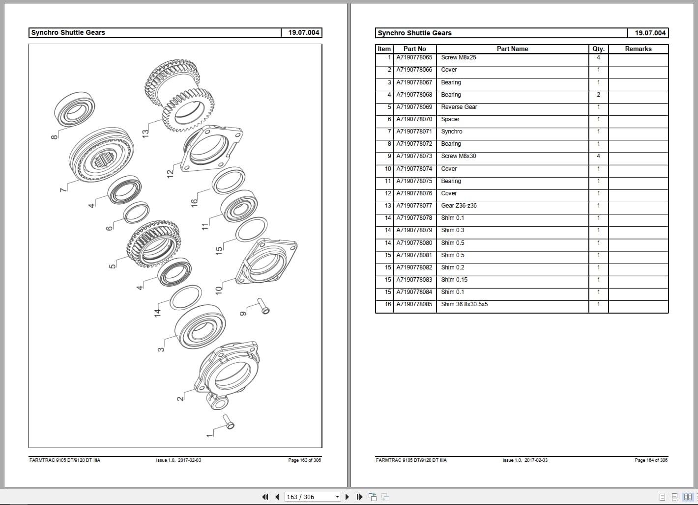 Farmtrac Tractor 9105DT 9120DT IIIA Parts Catalog 2017 (3)