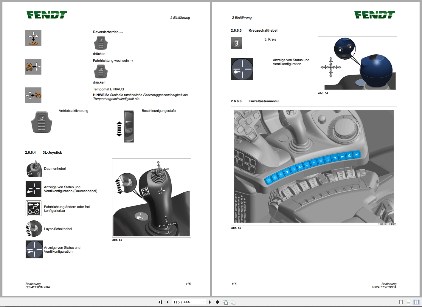 Fendt Tractor 600 Vario VIN 600 601 602 603 Operating Manual Electrical Schematic DE (3)