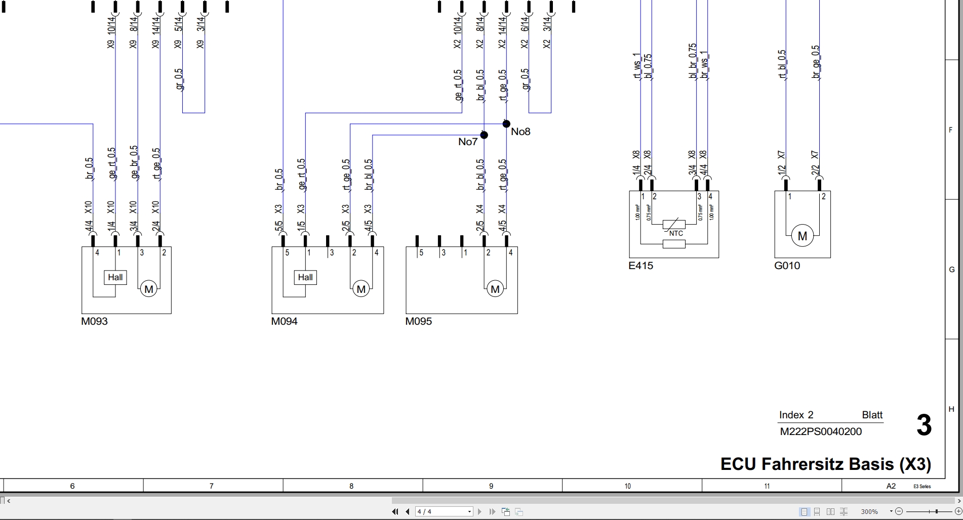 Fendt Tractor 600 Vario VIN 600 601 602 603 Operating Manual Electrical Schematic DE (4)