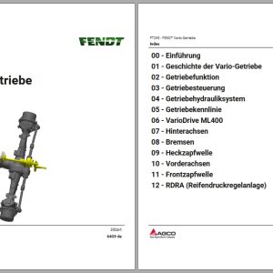 Fendt Vario Gearbox FT4 FT265 Service Trainning 6403 de 2024 DE (1)