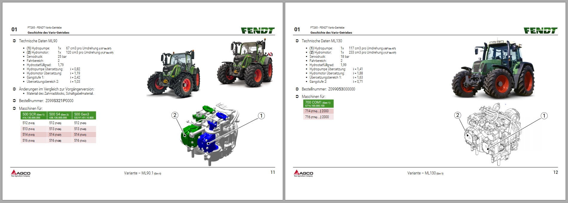 Fendt Vario Gearbox FT4 FT265 Service Trainning 6403 de 2024 DE (2)