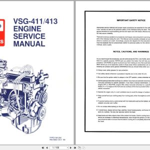 Ford Engine VSG 411 VSG 413 Service Manual FPPO 194 264 (1)